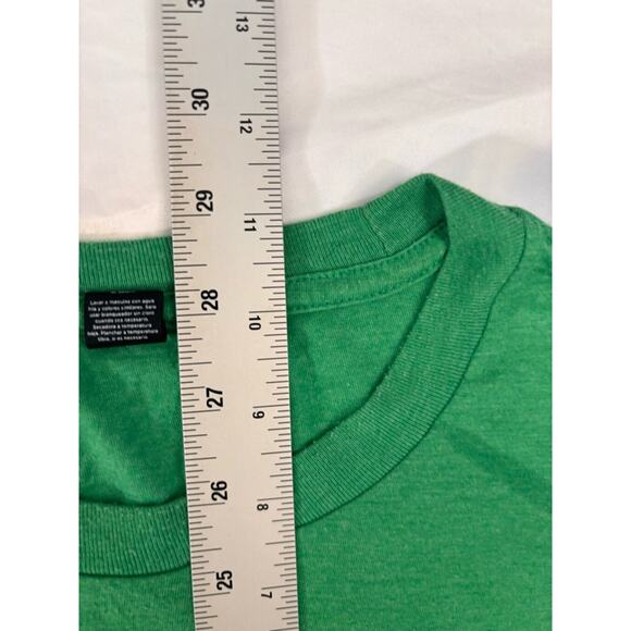 Men's Perfect Tri District Made Bull’s Eye Screen Printing T-shirt XL Green - Picture 8 of 13